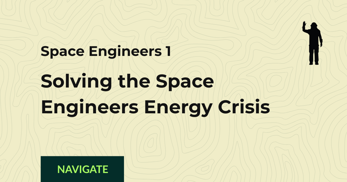 Solving space engineers energy crisis